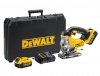 Akumulatorowa wyrzynarka DeWALT DCS331M2 18V 2x 4,0Ah